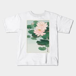 Ohara Koson, Water Lily Kids T-Shirt